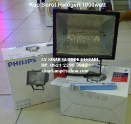 Lampu Sorot Halogen Philips 1000W QVF137